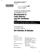 Cover of Annual World Bank conference on development in Latin America and the Caribbean