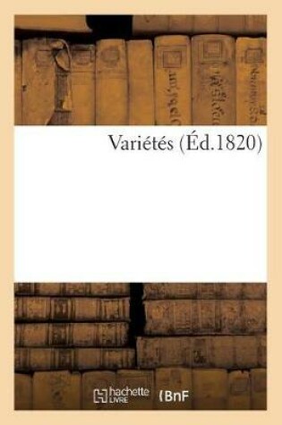 Cover of Variétés