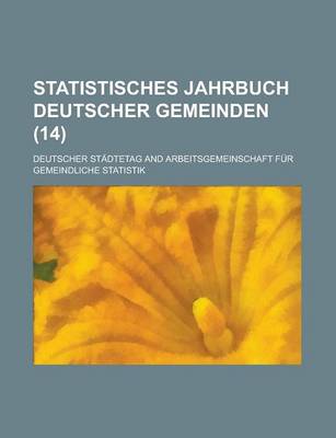 Book cover for Statistisches Jahrbuch Deutscher Gemeinden (14)