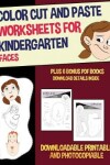 Book cover for Color Cut and Paste Worksheets for Kindergarten (Faces)