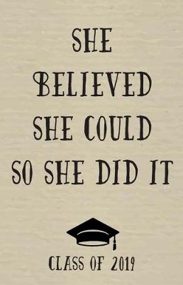 Book cover for She Believed She Could So She Did It