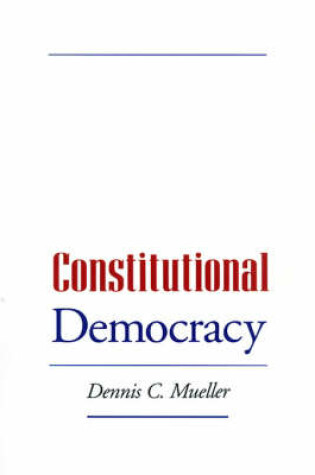 Cover of Constitutional Democracy