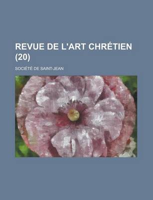 Book cover for Revue de L'Art Chretien (20)