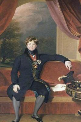 Book cover for 1821 King George IV of England Seated Painted by Thomas Lawrence Rococo Journal