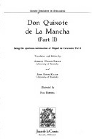 Cover of Don Quixote de La Mancha (Part II)