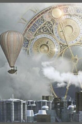 Cover of Steampunk Balloon City Notebook