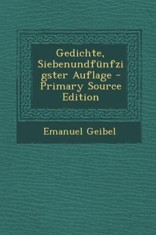 Cover of Gedichte, Siebenundfunfzigster Auflage