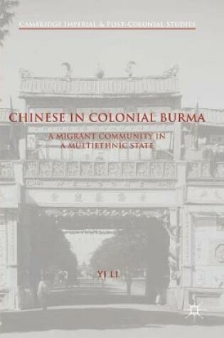 Cover of Chinese in Colonial Burma