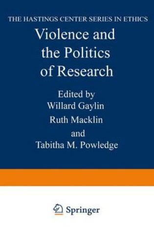 Cover of Violence and the Politics of Research