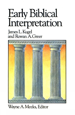 Book cover for Early Biblical Interpretation