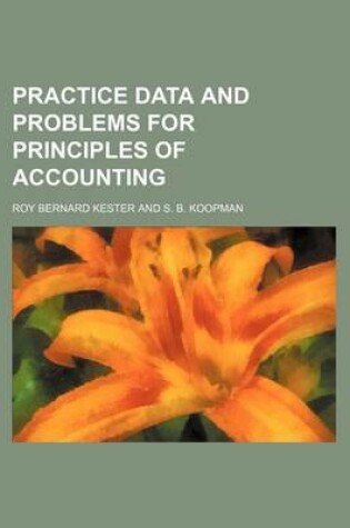 Cover of Practice Data and Problems for Principles of Accounting