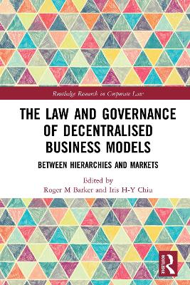 Cover of The Law and Governance of Decentralised Business Models