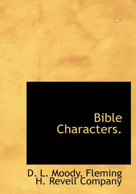 Book cover for Bible Characters.