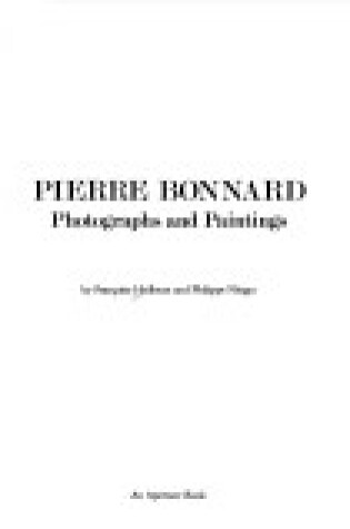 Cover of Pierre Bonnard