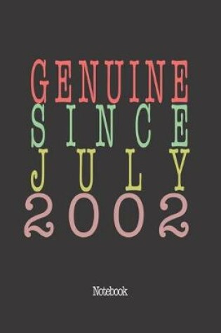 Cover of Genuine Since July 2002