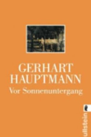 Cover of Vor Sonnenuntergang