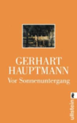 Book cover for Vor Sonnenuntergang