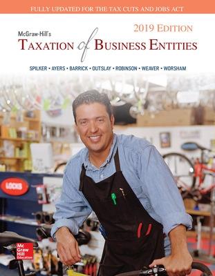 Book cover for McGraw-Hill's Taxation of Business Entities 2019 Edition