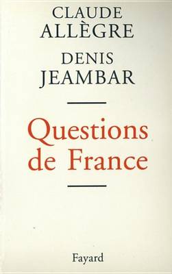 Book cover for Questions de France