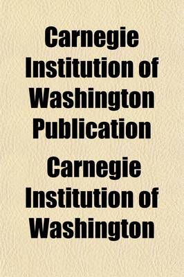 Book cover for Carnegie Institution of Washington Publication (243)