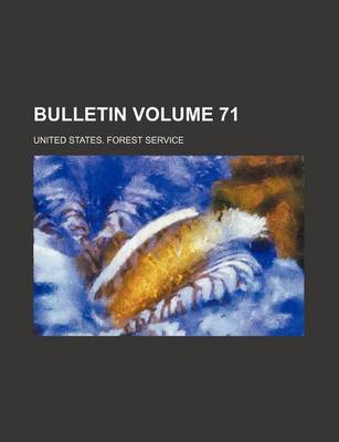 Book cover for Bulletin Volume 71