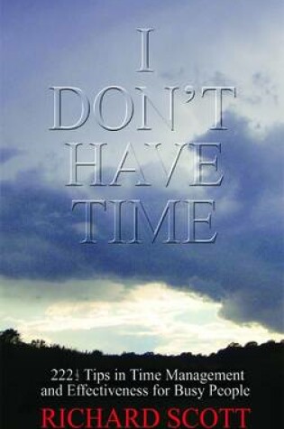 Cover of I Don't Have Time