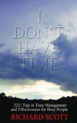 Book cover for I Don't Have Time