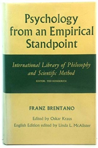 Cover of Psychology from an Empirical Standpoint