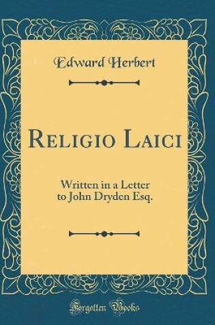 Cover of Religio Laici