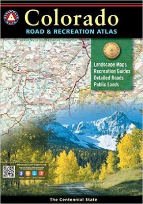 Book cover for Benchmark Colorado Road & Recreation Atlas, 4th Edition