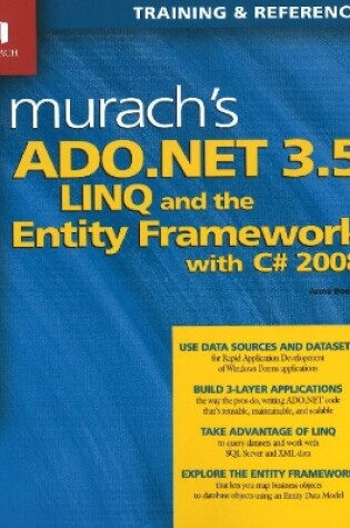 Cover of Murach's ADO.NET 3.5 LINQ & the Entity Framework with C# 2008