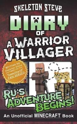 Book cover for Diary of a Minecraft Warrior Villager - Ru's Adventure Begins