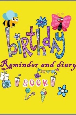 Cover of Birthday Reminder and Diary Book