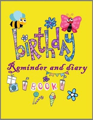 Book cover for Birthday Reminder and Diary Book