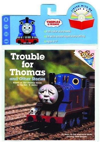 Book cover for Trouble for Thomas Book & CD