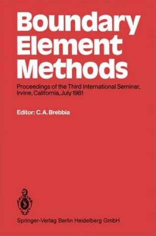 Cover of Boundary Element Methods