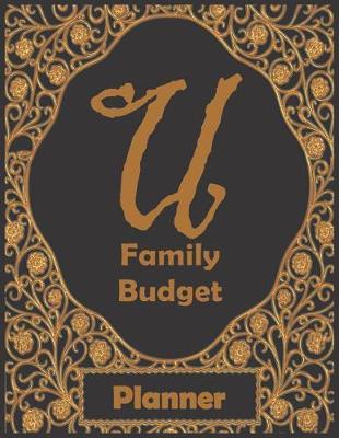 Book cover for U Family Budget Planner