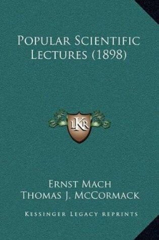 Cover of Popular Scientific Lectures (1898)