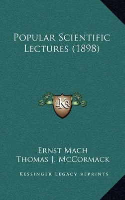 Book cover for Popular Scientific Lectures (1898)