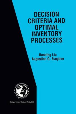 Book cover for Decision Criteria and Optimal Inventory Processes