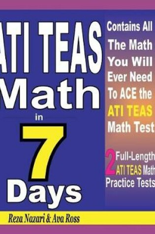 Cover of ATI TEAS Math in 7 Days