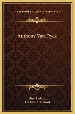 Cover of Anthony Van Dyck