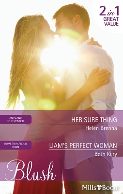 Book cover for Her Sure Thing/Liam's Perfect Woman