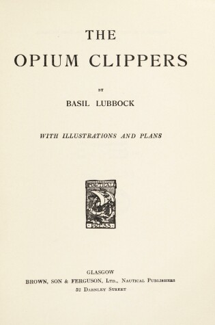 Cover of The Opium Clippers