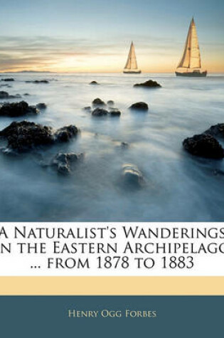 Cover of A Naturalist's Wanderings in the Eastern Archipelago ... from 1878 to 1883