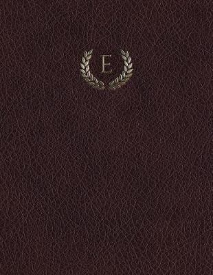 Book cover for Monogram "E" Grid Sketchbook