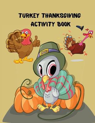 Book cover for Turkey Thanksgiving Activity Book