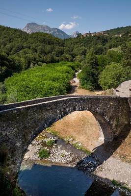 Book cover for San Michele Medieval Bridge Piazza Al Serchio Tuscany Italy Journal