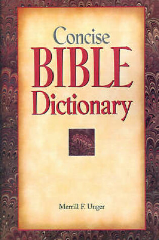 Cover of Concise Bible Dictionary