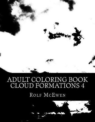 Book cover for Adult Coloring Book - Cloud Formations 4